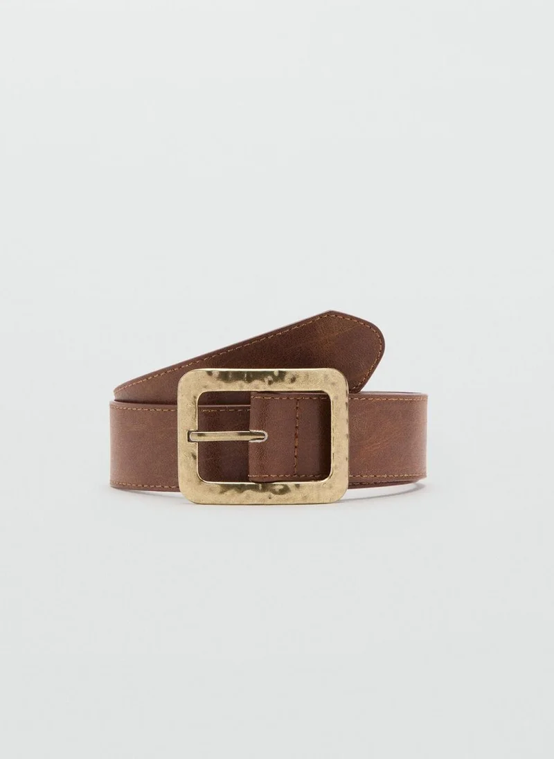 Mango Square Buckle Belt