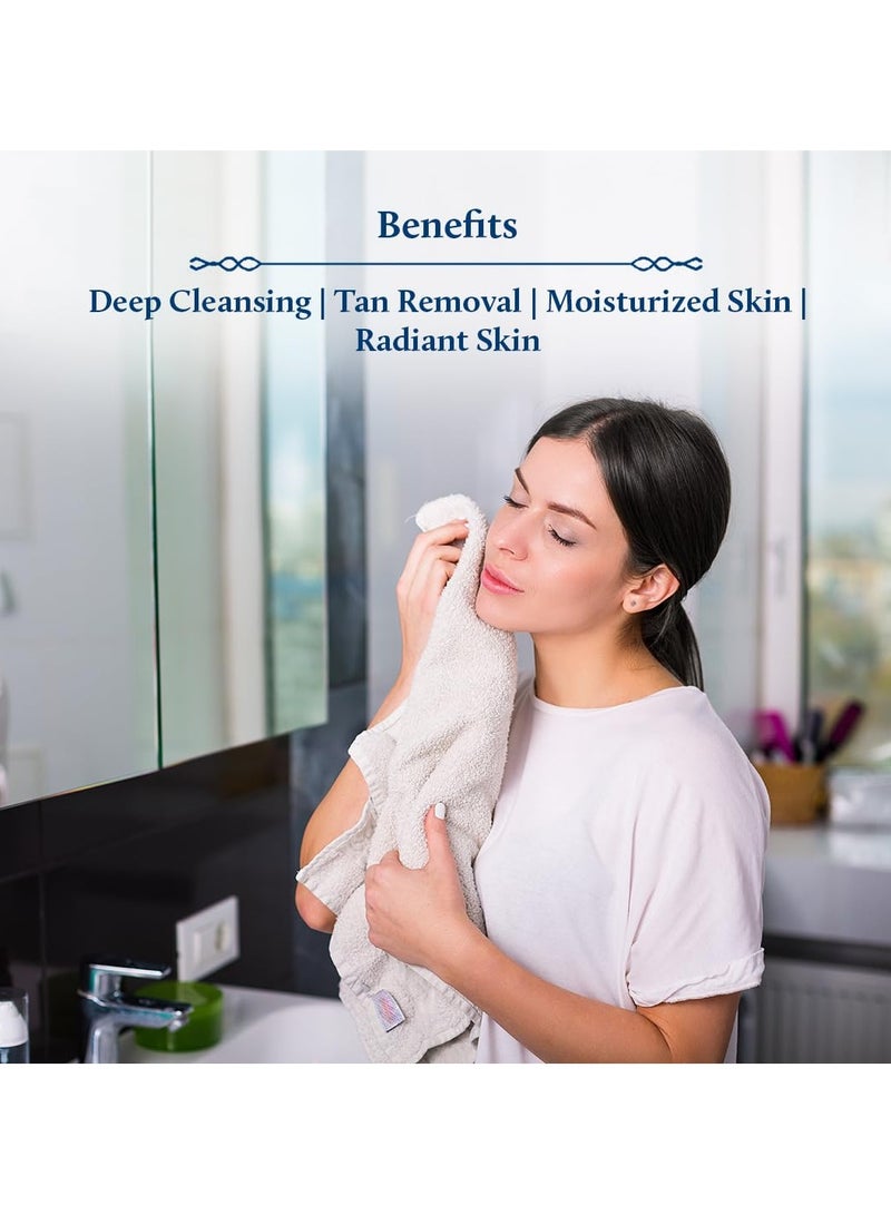 Blue Nectar Ayurvedic Tan Removal Face Wash for Glowing Skin Honey Aloe Vera Detan Face Wash for Dry Skin Oily Skin and Combination Skin 8 Herbs - Image 3
