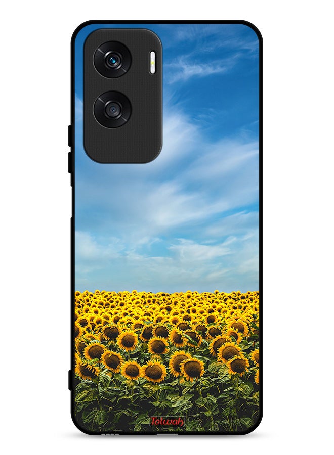 Tolwak Honor X50i 5G Protective Case Cover Sunflowers Under The Sky - Image 1