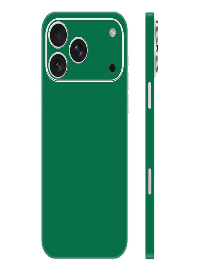 CXWITHY Skin Wrap for iPhone 17 Pro Max, Protective Film Vinyl Decal Stickers Cover for Phone Back, Camera, Frame (Green) - Image 1