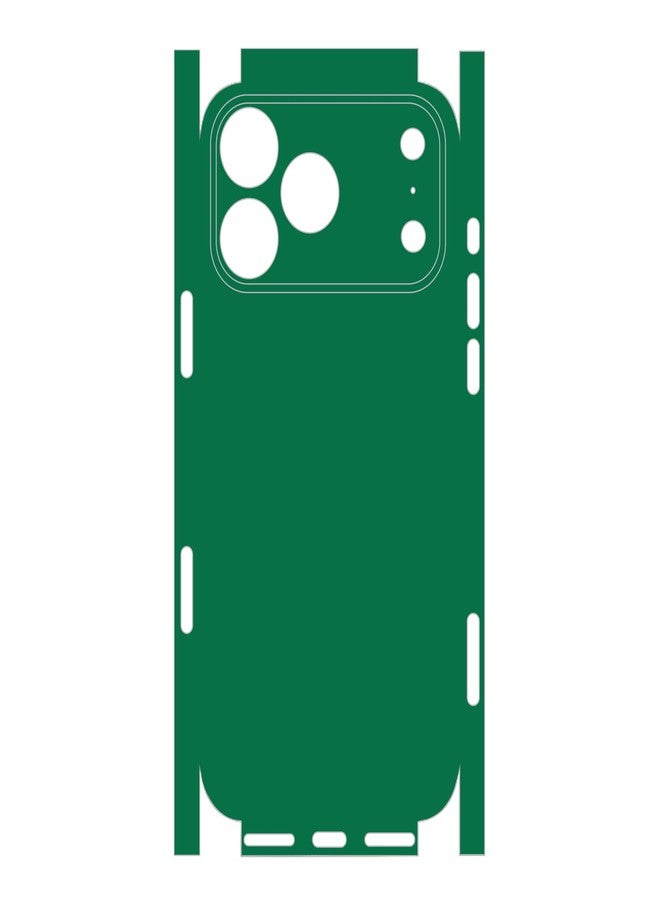 CXWITHY Skin Wrap for iPhone 17 Pro Max, Protective Film Vinyl Decal Stickers Cover for Phone Back, Camera, Frame (Green) - Image 2