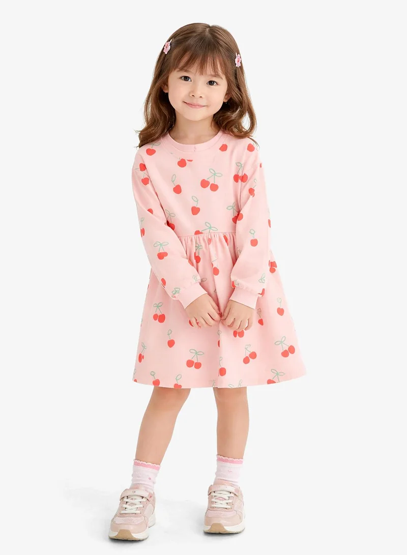 بنياتا فستان أطفال بأكمام طويلة