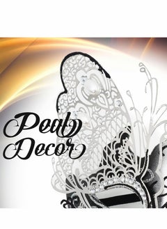 Excefore Masquerade Mask for Couples, Mardi Gras Venetian Side flower  - Image 3