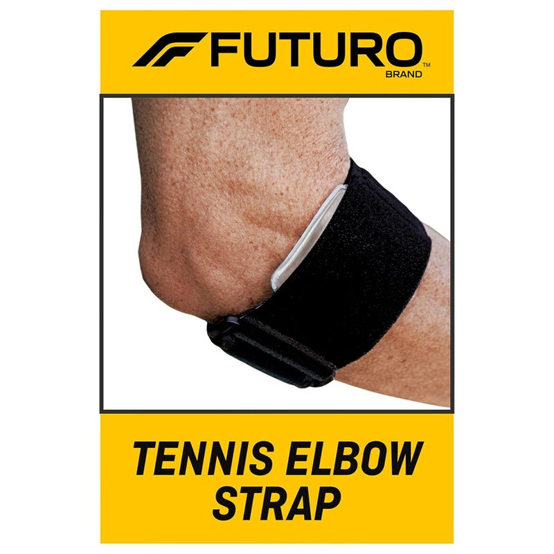 FUTURO Tennis Elbow Strap Provides Moderate Support to Weak Sore and Injured Tendons Adjustable - Image 2