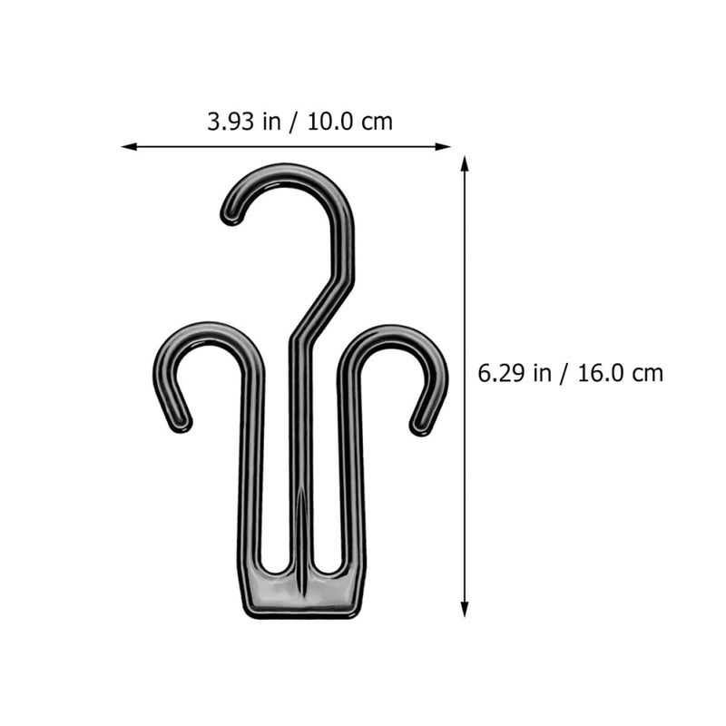25 Pcs Black Double Sided Shoe Organizer Hooks For Bike Storage And Drying Rack - Image 3
