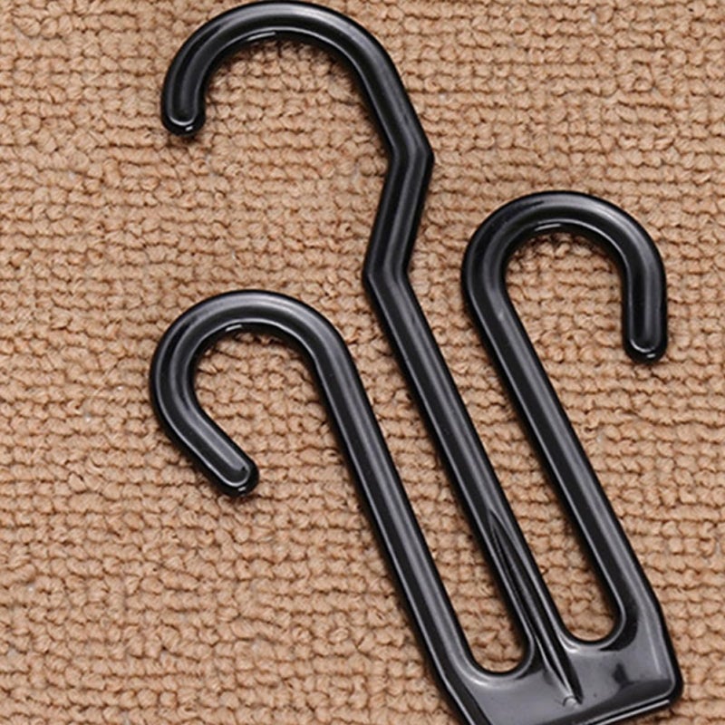 25 Pcs Black Double Sided Shoe Organizer Hooks For Bike Storage And Drying Rack - Image 5