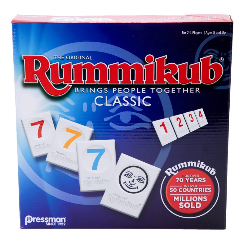 Pressman Rummikub - The Original Rummy Tile Game | Exciting Family Game of Strategy and Luck | Promotes STEM Skills | For Kids, Teens, Adults | 2-4 Players, Ages 8+ - Image 1