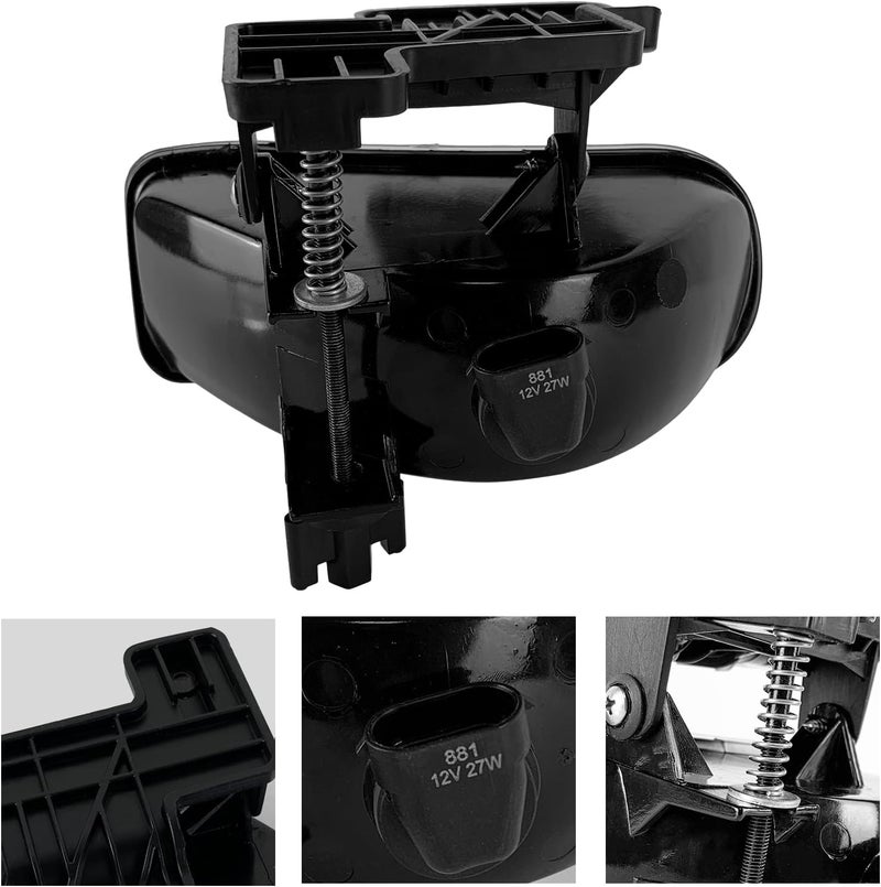 Boxlight Fog Lights for GMC Yukon and Sierra - Smoked Lens, Pair of Fog Lamps - Image 5