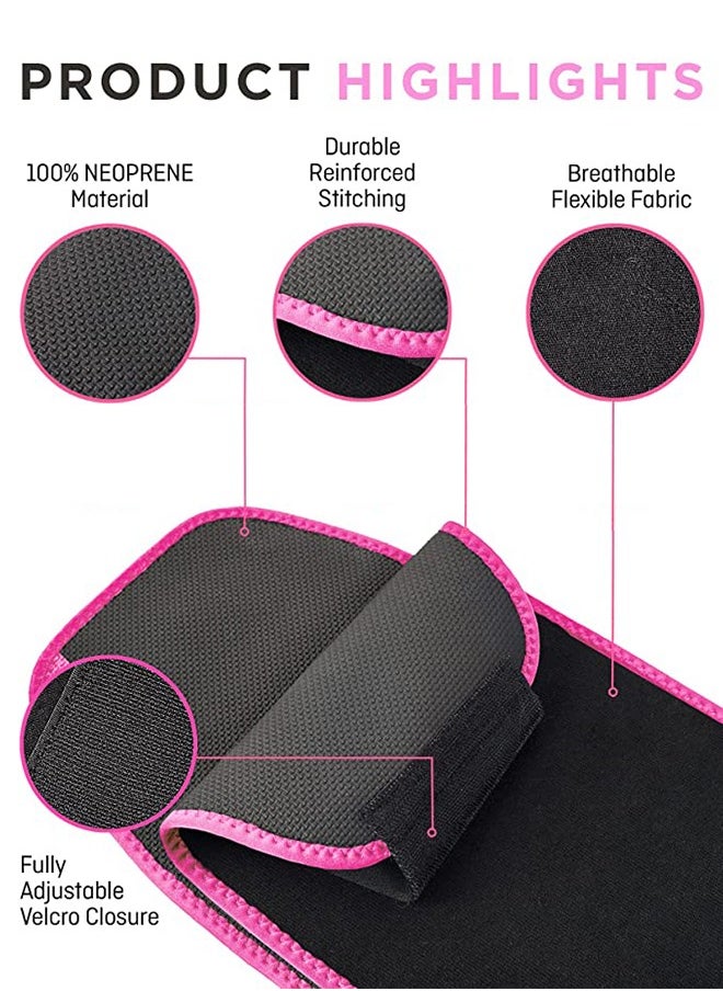 GROIC Waist Trimmer Belt for Women Wrap Waist Trainer Sauna Belt Tummy Toner Low Back and Lumbar Support with Sauna Suit Effect-XXL  - Image 2