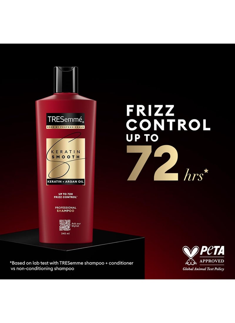 Tresemme TRESemme Keratin Smooth Shampoo 1000ml With Keratin Protein and Argan Oil SalonLike Smooth Hair Up To 72H Frizz Control  - Image 5