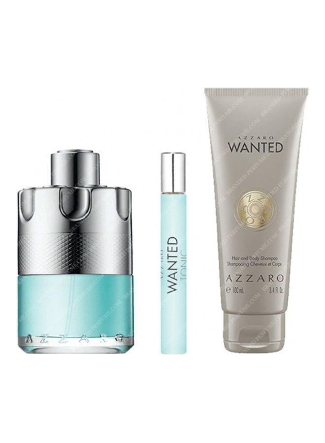 مجموعة وونتيد المكونة من تونيك، وEDT وشامبو للجسم 207.5ملليلتر