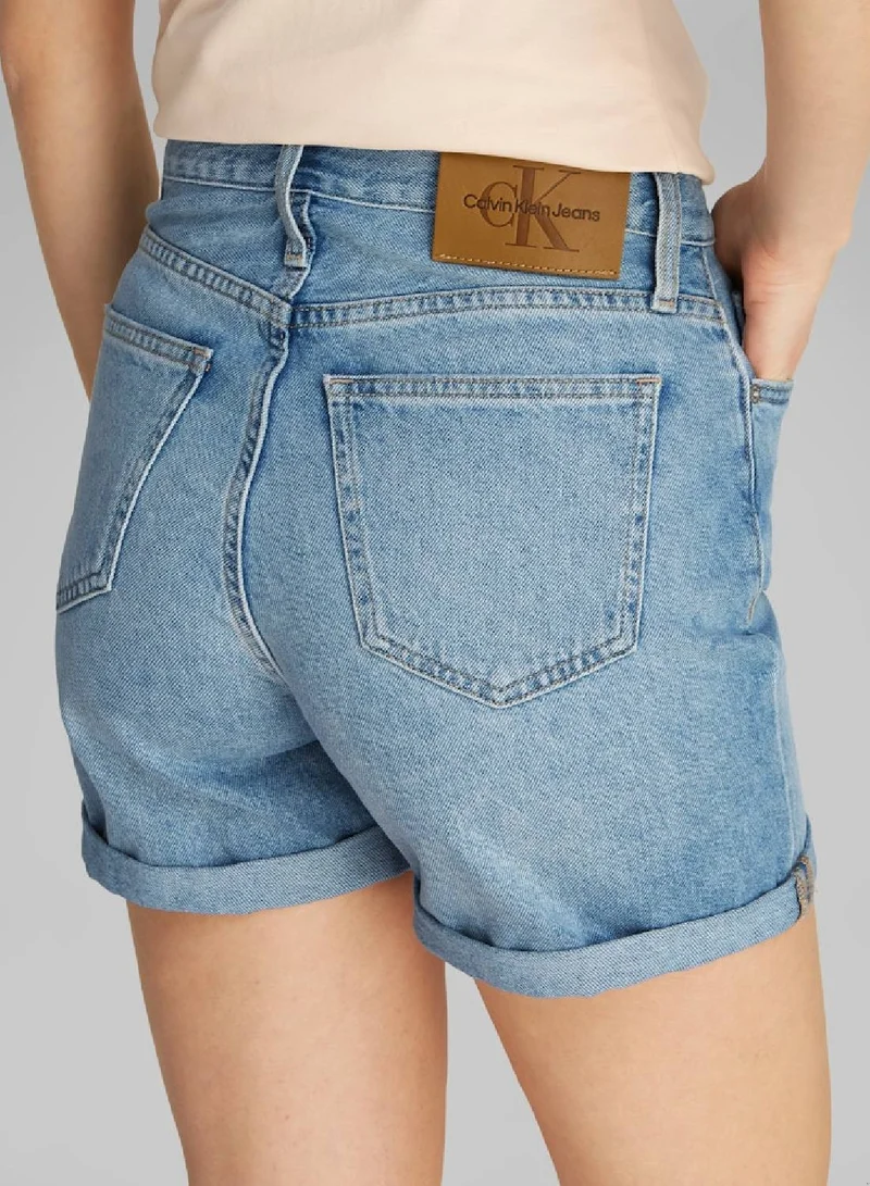 Calvin Klein Jeans Denim Mom Shorts