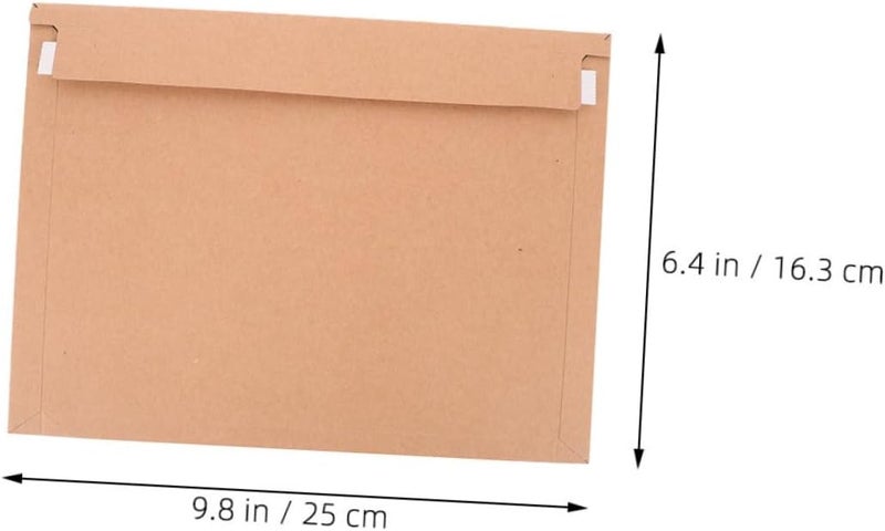 Neat shape 25pcs Self-seal Cardboard Envelopes for Photos and Documents Mailing Envelopes Secure Flap for Shipping Art Prints and Items Flexible sizing options Ready varied options Trendy natural tone options Licensed warehouse stored goods Widely used design Workday cycle fulfillment Budget friendly premium quality Nationwide courier network Global production standard crafted Connectable modular Global versatile design Dispersed regional warehouses Classic practical design Wear resistant upgraded material All storage space compatible Easy handling optimized design Dust tight seal Stable inert material Multi-price design picks All-round applied quality Multiple local stock source Newly stocked local goods Diverse purchase options All need matching options - Image 2