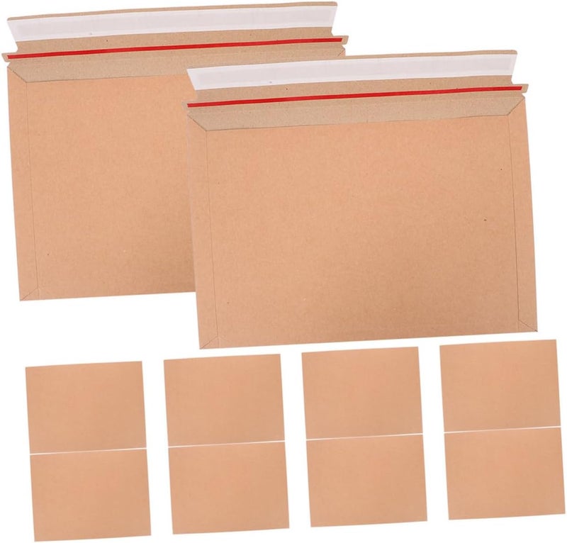Neat shape 25pcs Self-seal Cardboard Envelopes for Photos and Documents Mailing Envelopes Secure Flap for Shipping Art Prints and Items Flexible sizing options Ready varied options Trendy natural tone options Licensed warehouse stored goods Widely used design Workday cycle fulfillment Budget friendly premium quality Nationwide courier network Global production standard crafted Connectable modular Global versatile design Dispersed regional warehouses Classic practical design Wear resistant upgraded material All storage space compatible Easy handling optimized design Dust tight seal Stable inert material Multi-price design picks All-round applied quality Multiple local stock source Newly stocked local goods Diverse purchase options All need matching options - Image 1