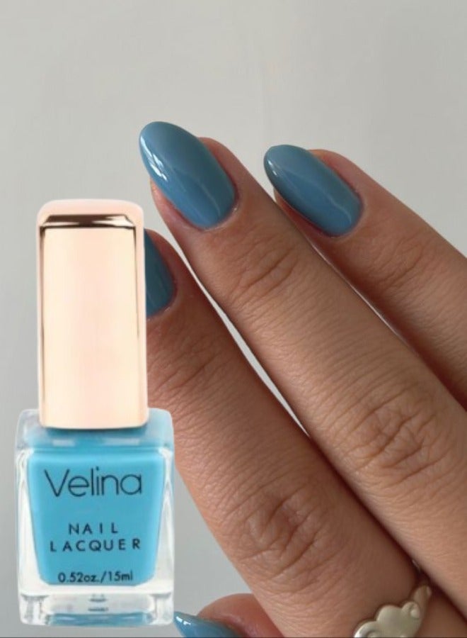 Velina Matte Nail Polish 11 Blue