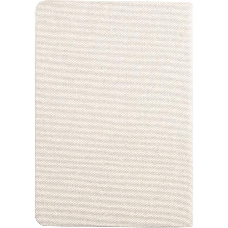 Santhome ADANA Recycled Canvas A5 Hard Cover Notebook with PU Pocket | 160 Ruled Pages Eco-Friendly Note Book | Business Card Window Pocket | Durable Canvas Cover | Ideal for Office, School & Gifting - Image 2