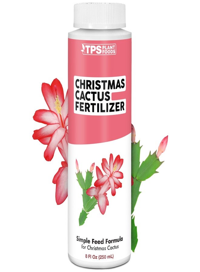 TPS NUTRIENTS سماد TPS NUTRIENTS لأشجار الصبار في عيد الميلاد، مناسب لجميع أنواع صبار عيد الميلاد وصبار شلومبرجيرا، سماد سائل للنباتات 8 أونصة (250 مل) - Image 1