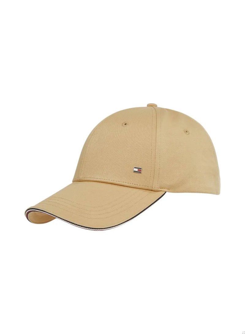 TOMMY HILFIGER Men's Corporate Six-Panel Baseball Cap, Brown - Cotton