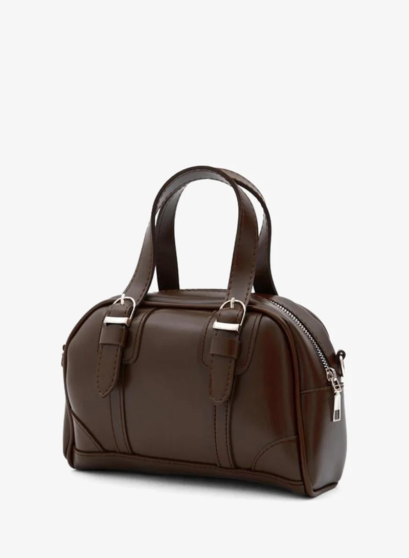 Shule Bags  Peggy Oval Crossbody Bag - Coffee. for Women | Best Price UAE