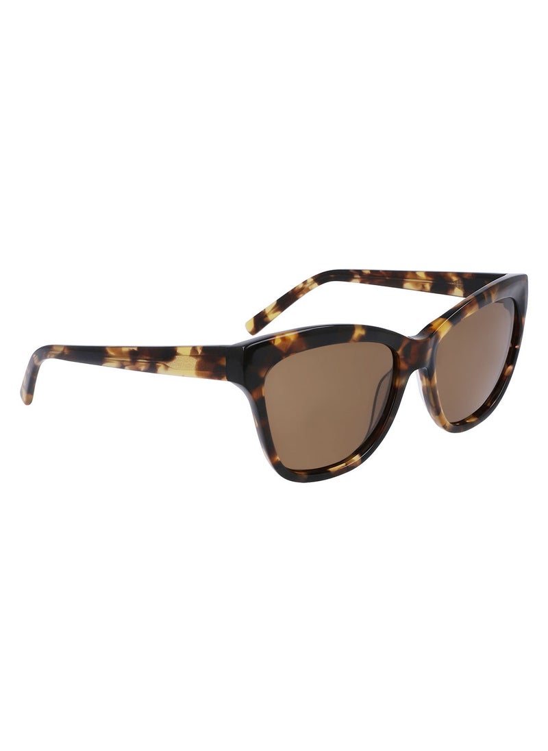 DKNY Full Rim Acetate Cat Eye Dkny Sun Dk543S 5516 (281) Soft Tokyo Tortoise  - Image 2