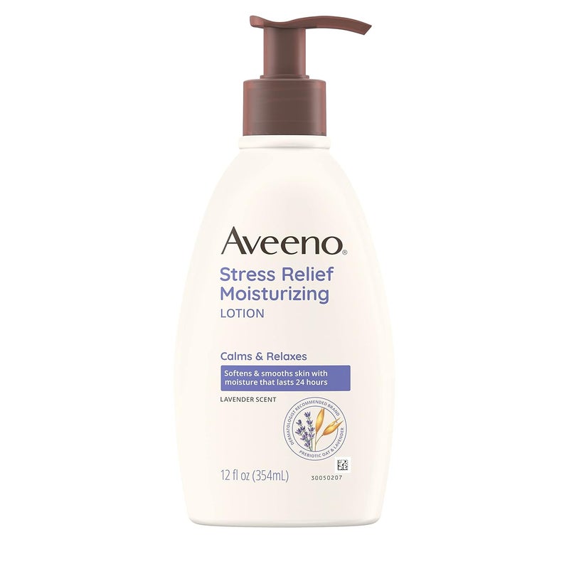 Aveeno Active Naturals Stress Relief Moisturizing Lotion 12 Ounce - Image 1