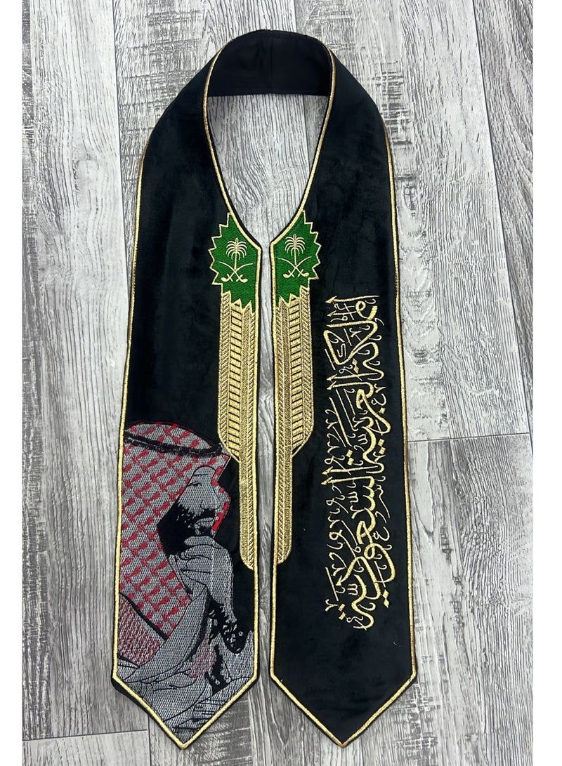 Saudi National Day Shawl: Pride and elegance in the Kingdom, suitable for adults