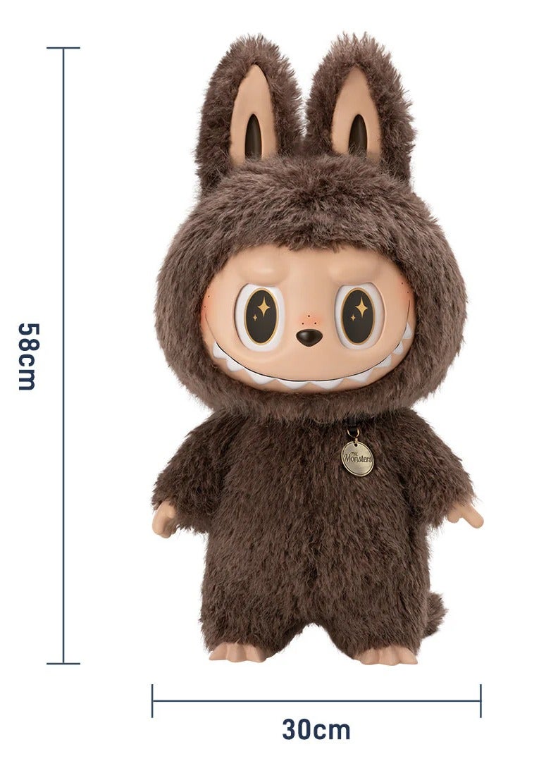 POP MART The Monsters ZIMOMO "I Found You" 58cm (23") Giant Vinyl Plush Doll – Limited Edition Labubu Art Sculpture, Ultra-Soft Collectible, Modern Home Decor & Display Masterpiece  - Image 2