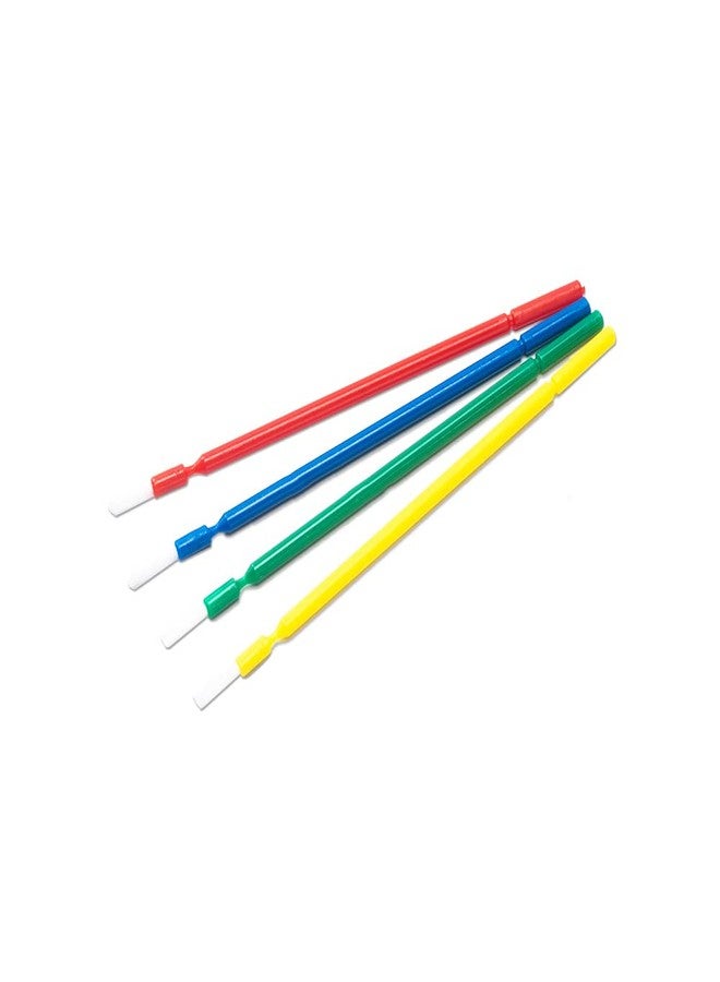 SNAWOP Dental Micro Applicator 100PCS Disposable Brushes 4 Colors Bendable Oral Swab Sticks for Teeth Whiteming and Tooth Cleaning - Image 2