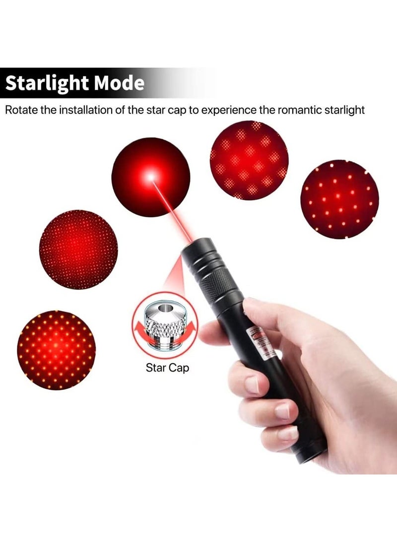 Laser Pointer, Long Range Red Laser Pointer,Laser Pointer High Power Pen, Red Pointer Rechargeable for Hiking, Cat Laser Toy USB Charge(Red Light)