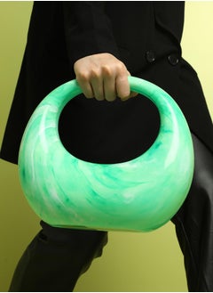 Haute Sauce The Sculptural Hand Bag - Light Green  - Image 3