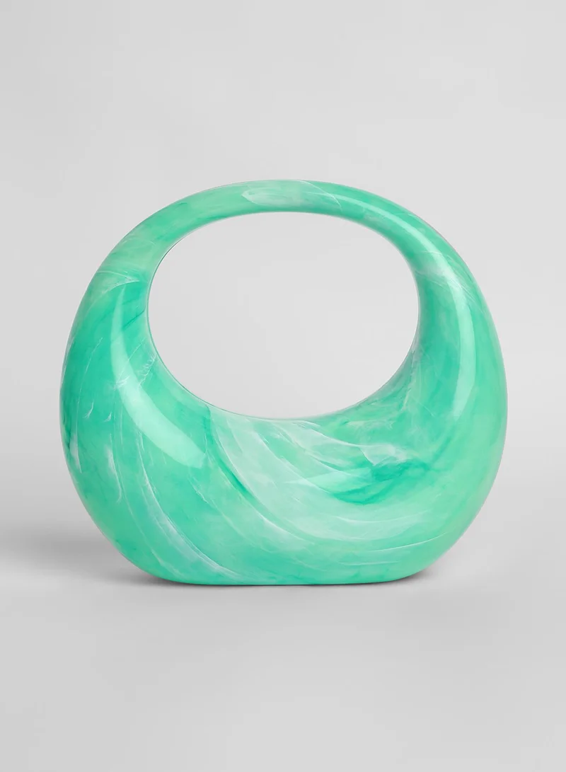 Haute Sauce The Sculptural Hand Bag - Light Green