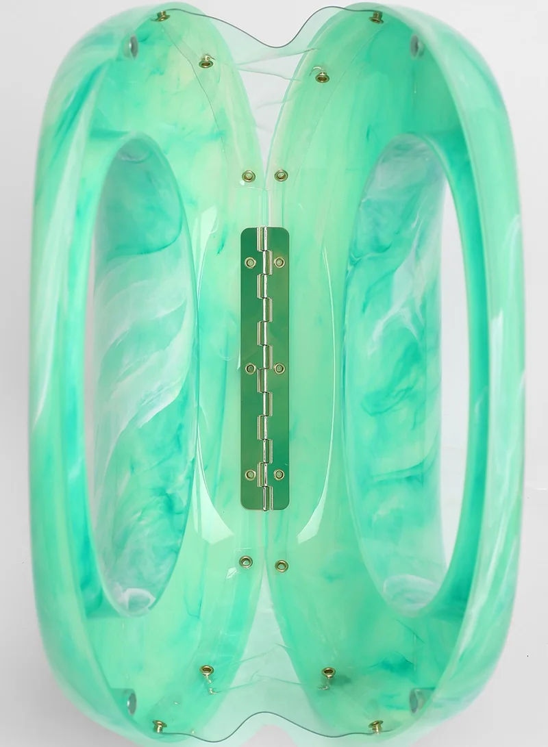 Haute Sauce The Sculptural Hand Bag - Light Green