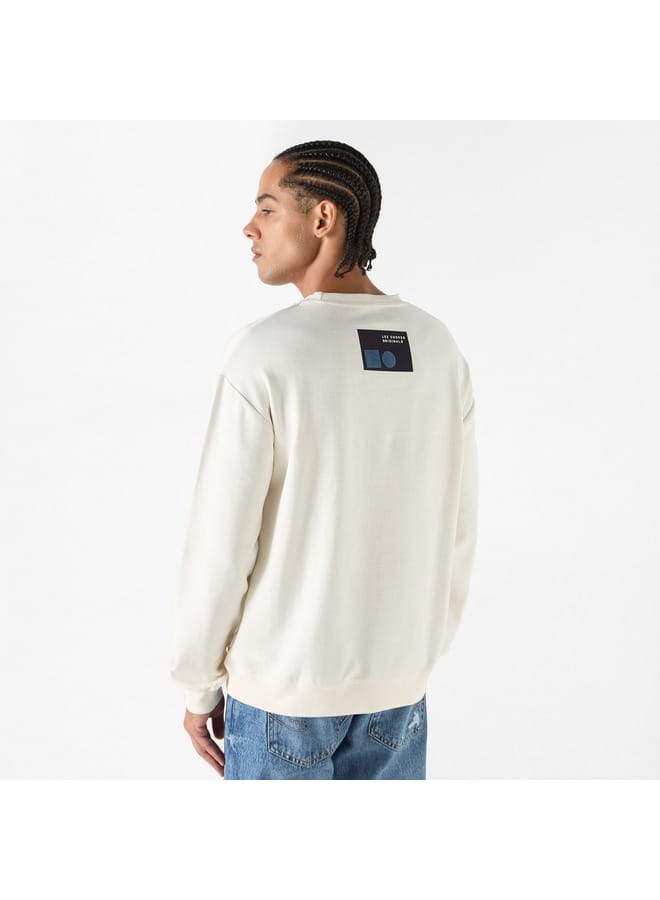 Lee Cooper Lee Cooper Typographic Detail Sweatshirt with Long Sleeves  - Image 3