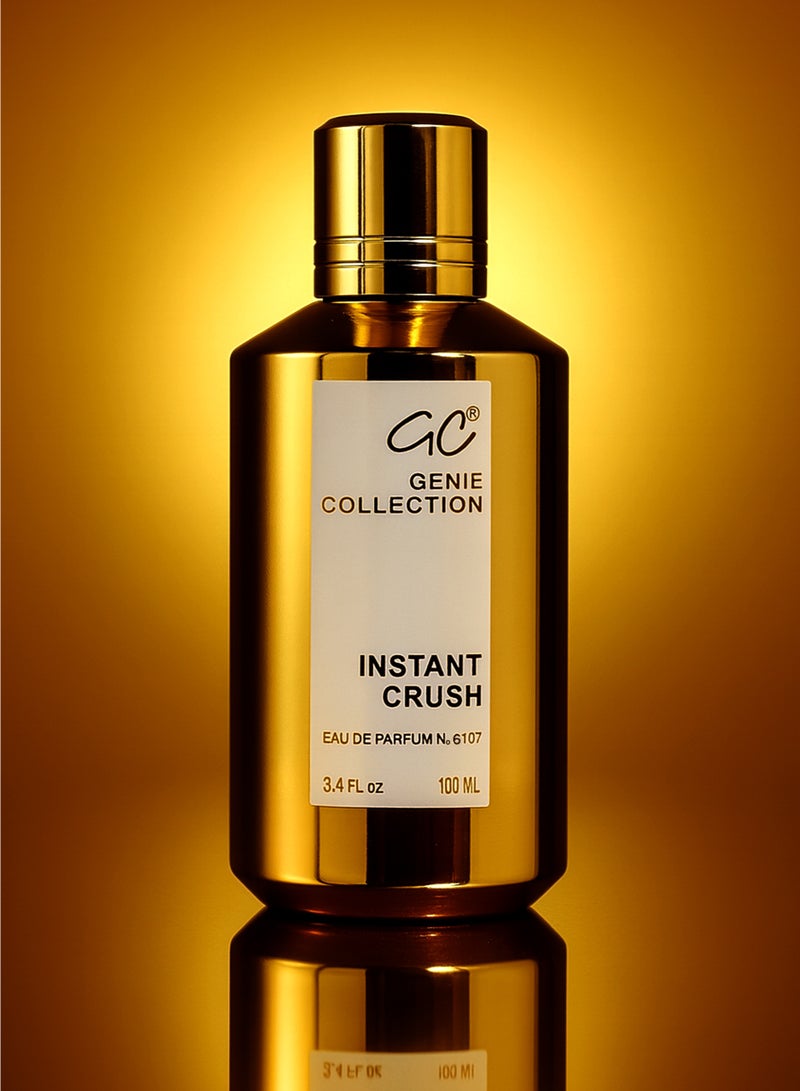 Genie Collection Long Lasting Unisex Perfume Genie Collection Instant Crush No. 6107 EDP 85ml | Luxury Perfume for Men and Women with Musk, Amber, Vanilla and Warm Spicy Fragrance notes | Free 5ml Travel Spray - Image 2