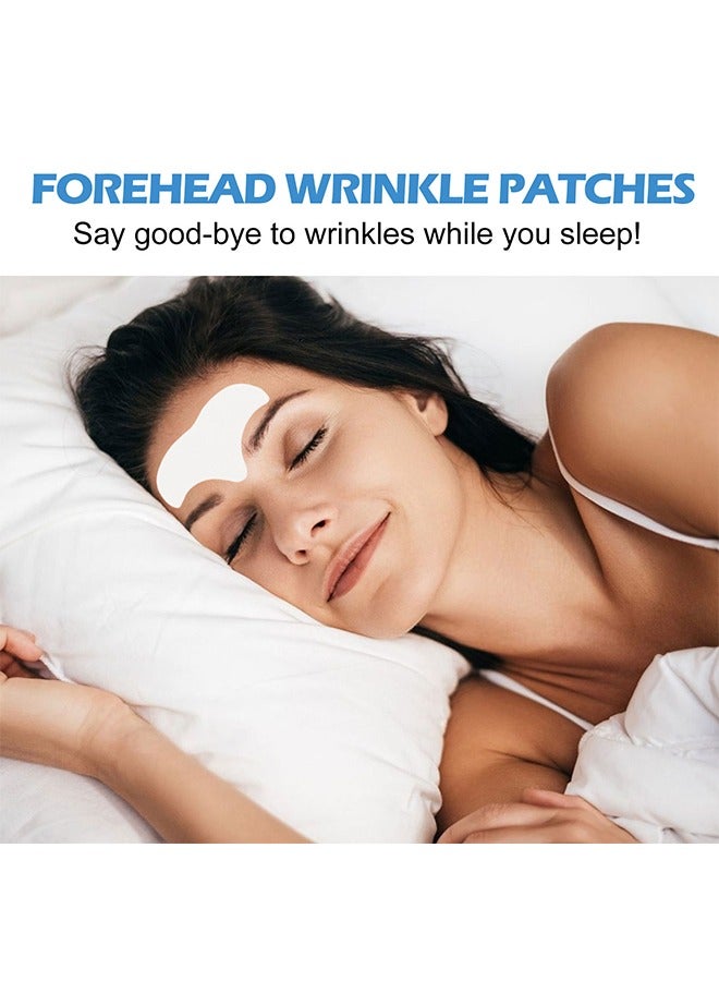 EELHOE Forehead Wrinkle Patches, Smooth Texture, Repair Skin, Anti-Wrinkle, Skin Elasticity,12 Pcs Forehead Wrinkles Treatment - Hydrolyzed Collagen Patches - Aloe Vera Facial Strips - Face Wrinkle Patches - Face Tape For Wrinkles - Image 4