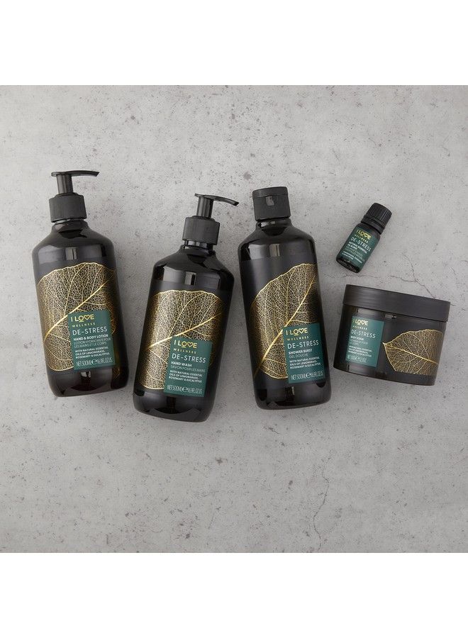 I LOVE Wellness Destress Shower Burst With Natural Essential Oils Of Lemongrass Rosemary & Eucalyptus Invigorating Formula Vegetarian & VeganFriendly  500Ml - Image 4