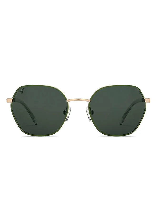 VINCENT CHASE Full Rim Hexagonal Future Classics Branded Latest And Stylish Sunglasses Polarized And 100% UV Protected Unisex Small VC S16549