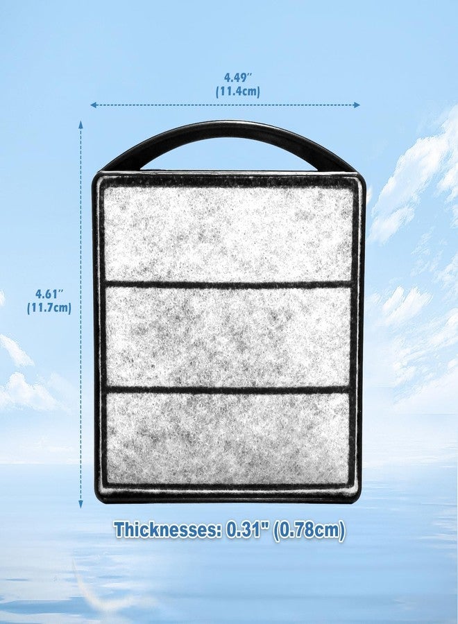 TARARIUM Fish Tank Filter Replacement Filter Element 5PSC, Cotton Material Suitable for IX-90 Daily Filter Replacement (White, IX-90-5PSC) not Suitable for IX-90 - Image 3