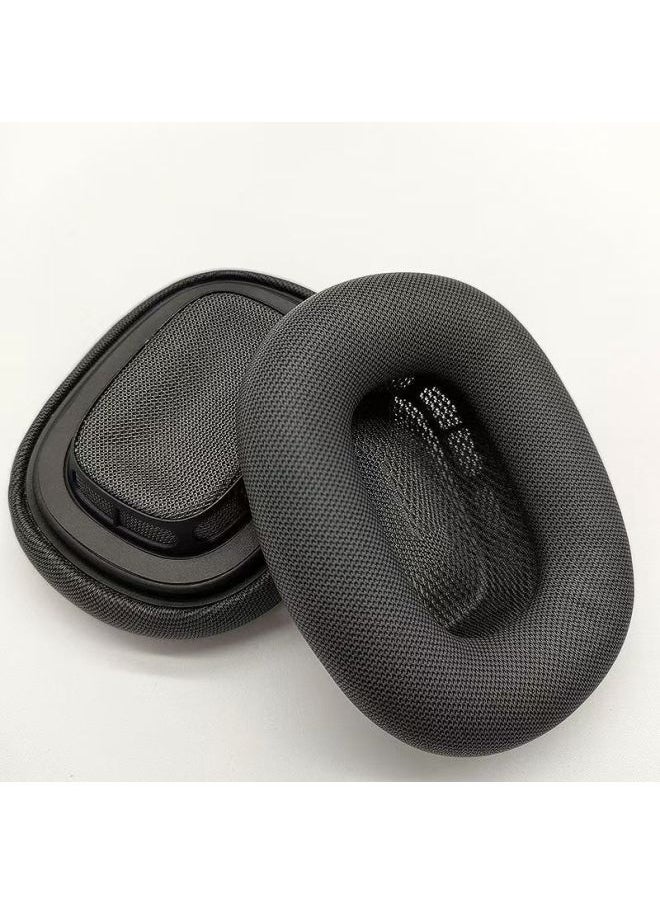 Generic - Suitable For Apple Airpods Max Headset Headset Original Equipped With Infinite Bluetooth Headset Noise Reduction Ear Cap-Color:Black [pair] [original Mesh Version] - Image 1