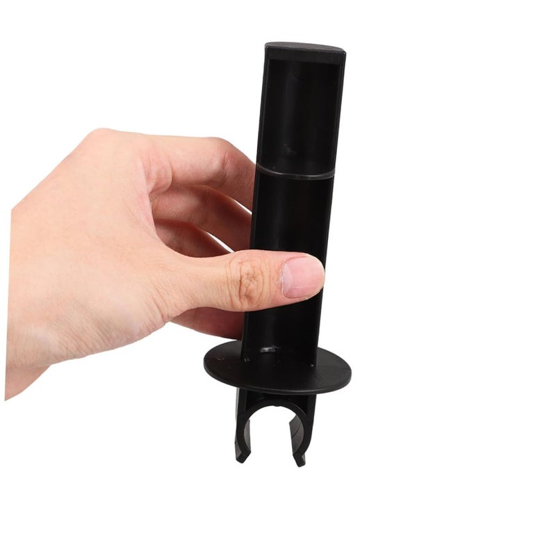 Adhesive Toilet Paper Holder Black 2 Pack Bathroom Hardware Spindle Replacement - Image 4