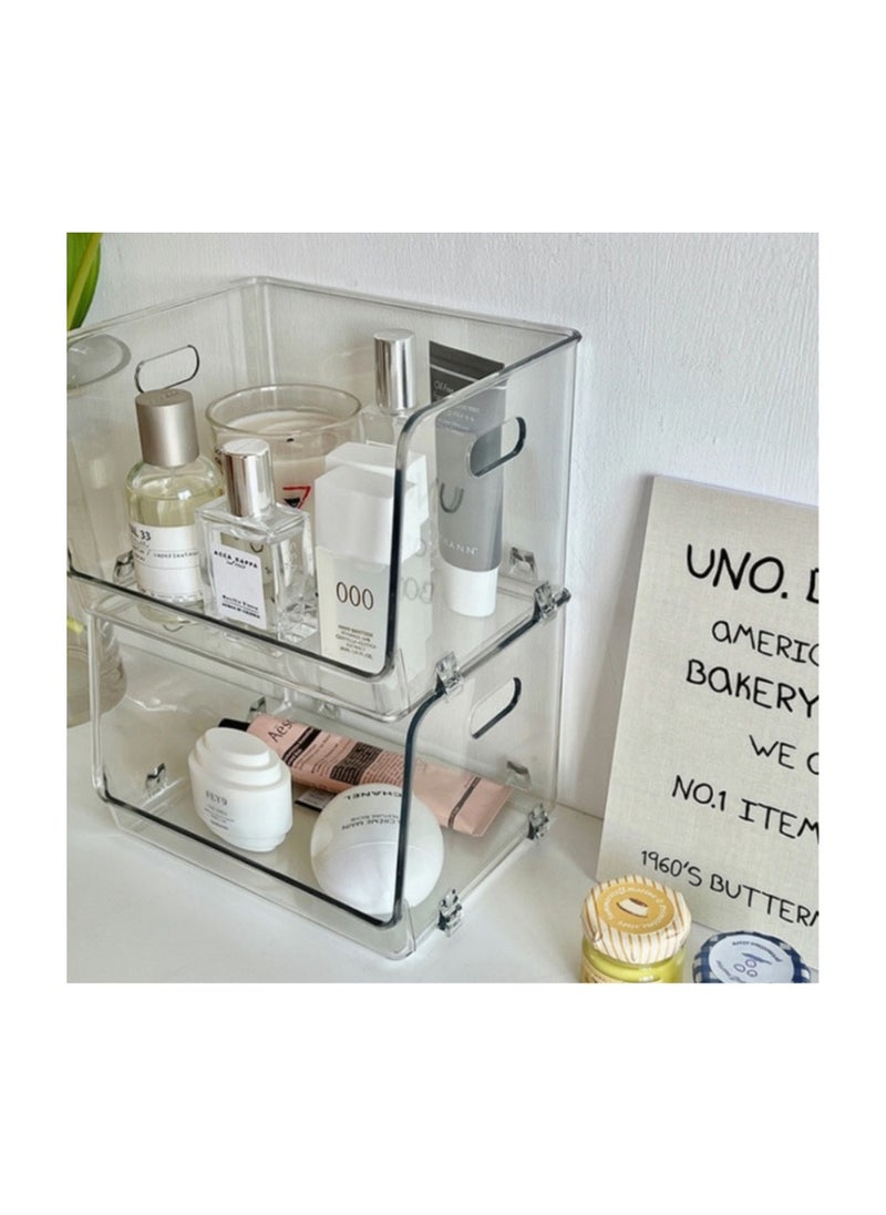 Anmi 2 Pack Acrylic Clear Storage Boxes  - Image 4