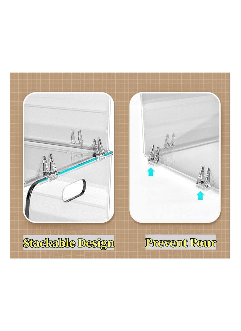 Anmi 2 Pack Acrylic Clear Storage Boxes  - Image 5