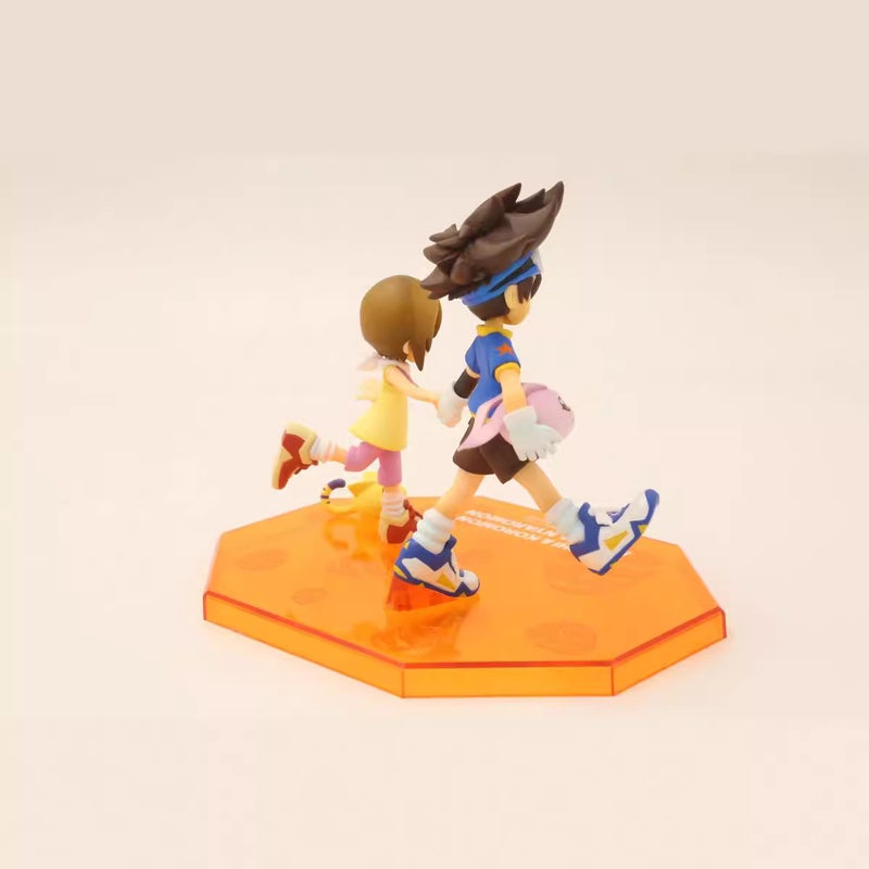 Digimon PVC Action Figure Set - Tai, Kari & Agumon - Image 4