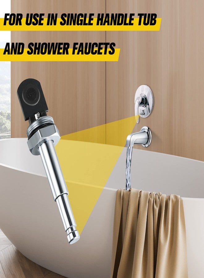 Enhon 1 Pack Push Button Diverter, Compatible with RP5649, Compatible with Delta Single Handle 600 Series Valve, Shower Replacement Parts, Shower Diverter Assembly for Use in Single Handle Tub - Image 5