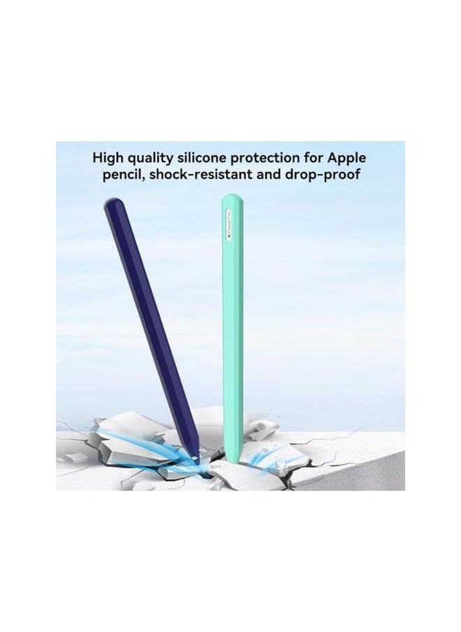 PROMASS - Silicone Case for Apple Pencil Pro 2024(Not for Apple Pencil 2nd),Soft Sleeve Holder Grip + Protective Nib Cover,Anti-Slip Pencil Holder Sleeve (Black) - Image 1