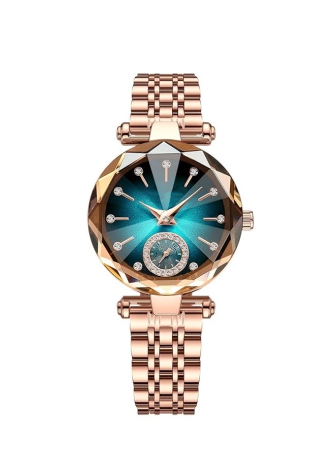 Watches for Women , Fashion Analog Creative Diamond Dial Wrist Watch, Jewelry Gift for Wedding Anniversary Birthday - Image 1