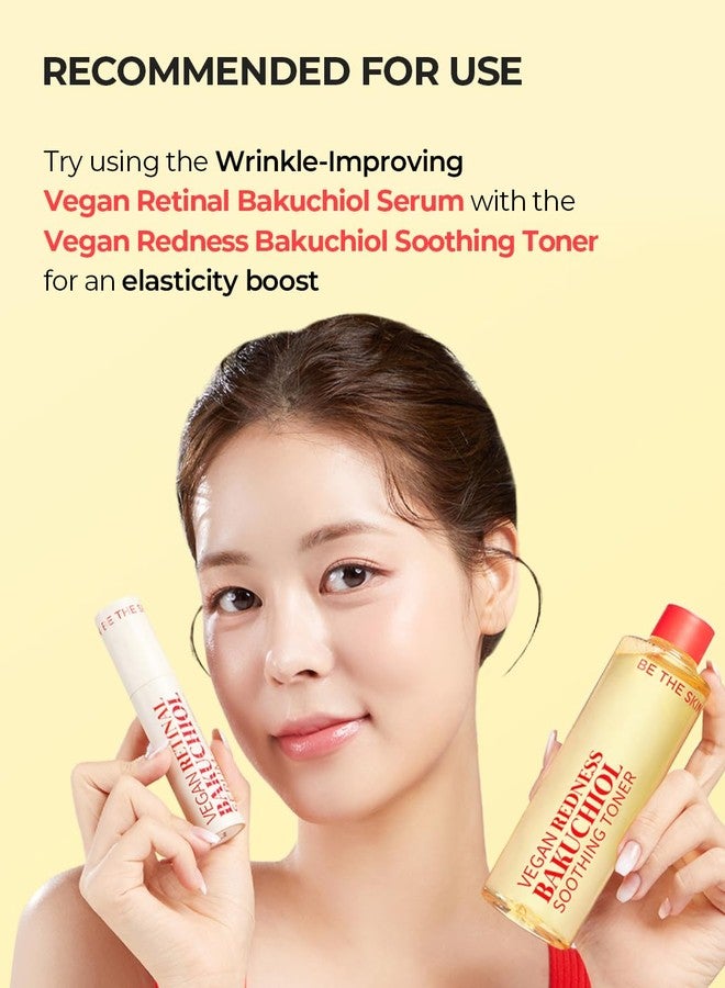 BE THE SKIN سيروم بي ذا سكين النباتي ريتينال باكوشيول - سيروم مضاد للشيخوخة للوجه للتجاعيد والخطوط والمسامات - عناية لطيفة بالبشرة ليلاً ونهاراً - مضاد للحساسية، عناية كورية بالبشرة، 0.68 أونصة. - Image 5