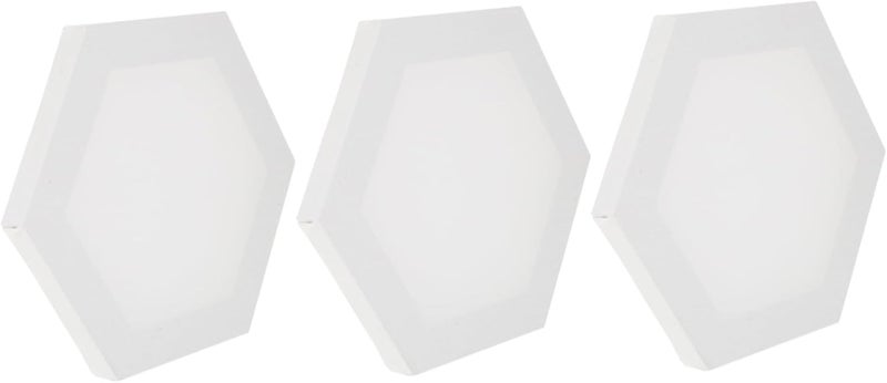 Low dust buildup NUOBESTY Hexagon Blank Painting Canvas Frame 3Pcs for Students Stretched Artist Canvas Panels for Oil Painting Acrylic Art Supplies KSA standard compatible design Local supply chain stock All-scene tailored quality Scratch resistant Space saving Flexible use switching Lightweight Global simple assemble options Multi-price design picks Single & bulk storage compatible Matte anti slip finish Stable inert material Multi item matching Year round in stock All space matching look Carefully selected solid material Mountain region eligible ship Local & cross border ship compatible Reliable local delivery service Affordable purchase options General standard compliant quality Multi-use qualified quality Flat working surface Global light sturdy raw material - Image 1