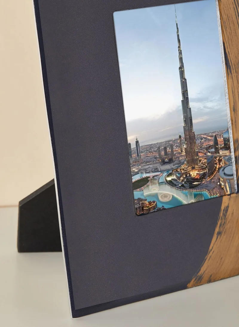 Premier Brushstroke Aluminium Alma Photo Frame 4 X 6In