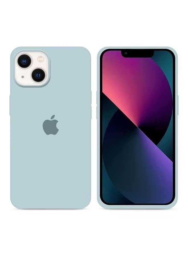 Ocean iPhone 15 Mobile Case Cover, Soft Liquid Silicone Protection Anti-Scratch Shockproof Accessories Slim Protective Back Cover with Microfiber Lining, for iPhone 15 Case (Light Blue) - Image 3